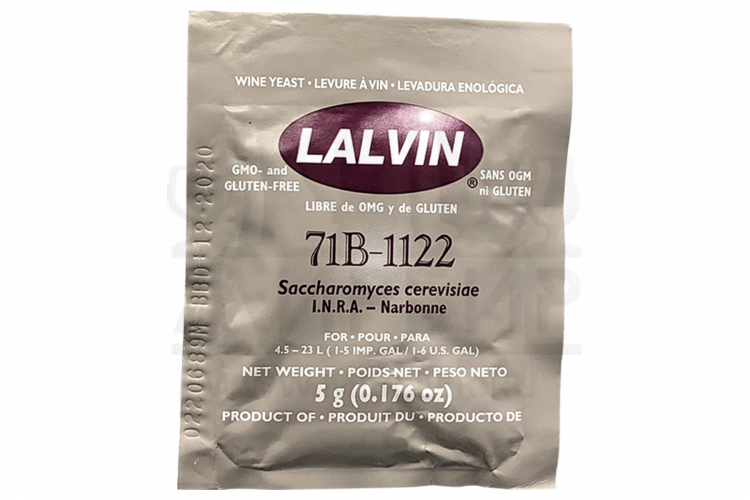 Винные дрожжи Lalvin "71B-1122", 5 г