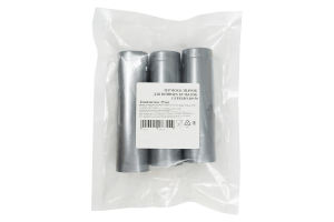 Термоколпачки для винных бутылок 30x50, серебряные, 25 шт