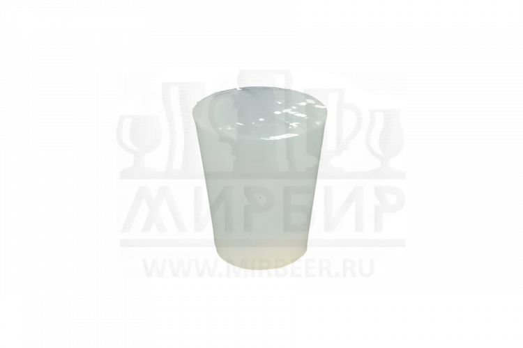 Пробка силиконовая прозрачная №24 29*22/35 (№4)