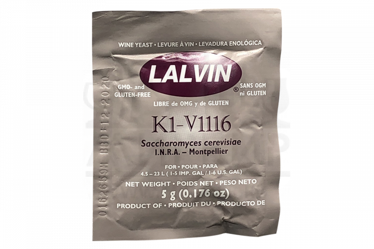 Винные дрожжи Lalvin "K1-V1116", 5 г