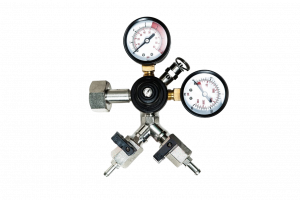 Редуктор СО2 "УР" на 2 выхода с вентилями