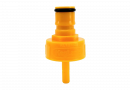 Крышка желтая Ball Lock для карбонизации в пэт бутылках