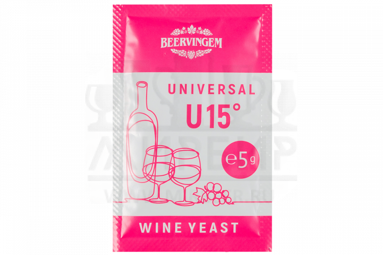 Дрожжи винные Beervingem "Universal U15", 5 г